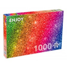 Пъзел Enjoy от 1000 части - Преливаща блестяща дъга -1